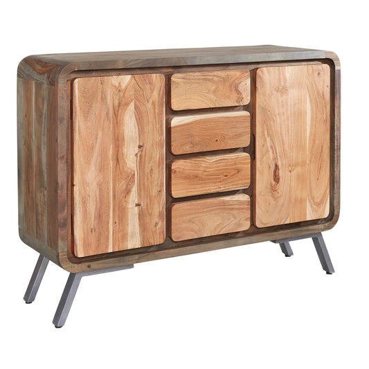 Norleigh Large Sideboard – Reclaimed Wood & Metal
