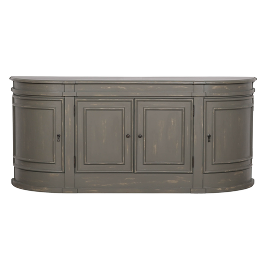 Chantilly Vintage Sideboard – Distressed Grey Mahogany