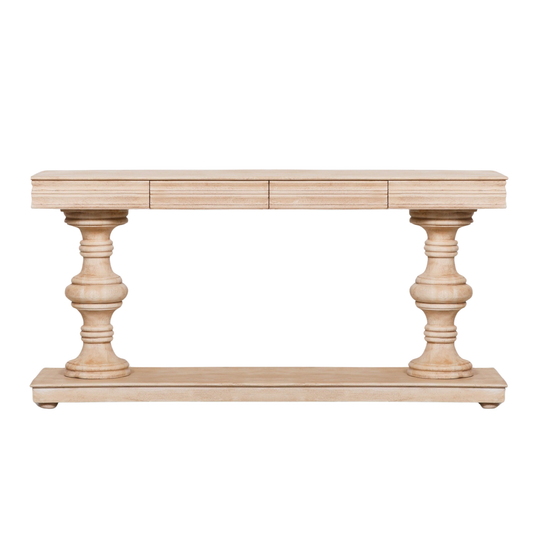 Manor Console Table – Natural Mango Wood