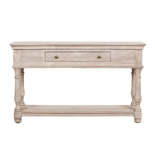 Heritage Console Table – Solid Acacia Wood