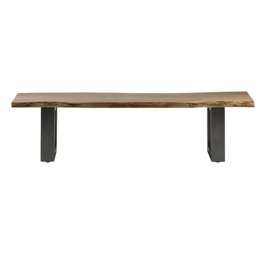 Thornmere Large Bench – Live Edge Acacia Wood