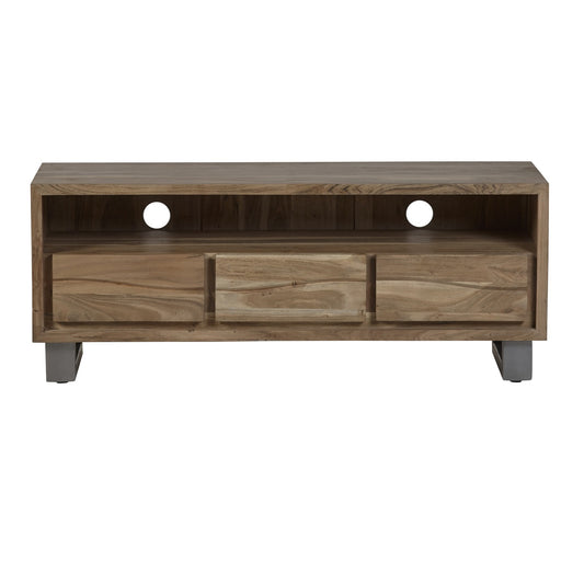 Thornmere Media Unit – Live Edge Acacia Wood
