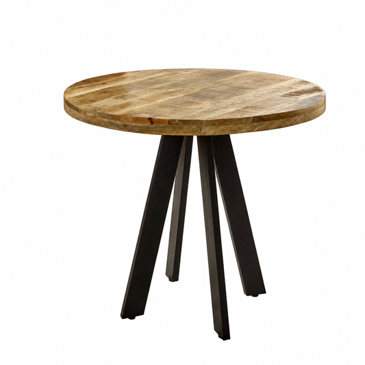 Sundara Round Dining Table 4 Seater – Solid Mango Wood