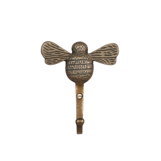 Vintage Bumble Bee Wall Hook – Antique Brass