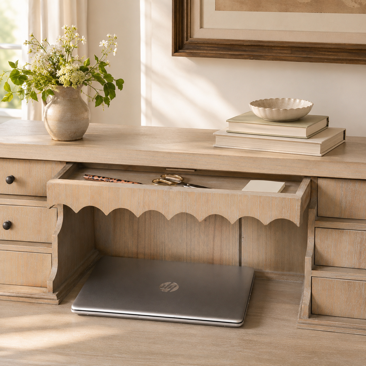 Westbrook Rustic Bureau Desk – White Cedar