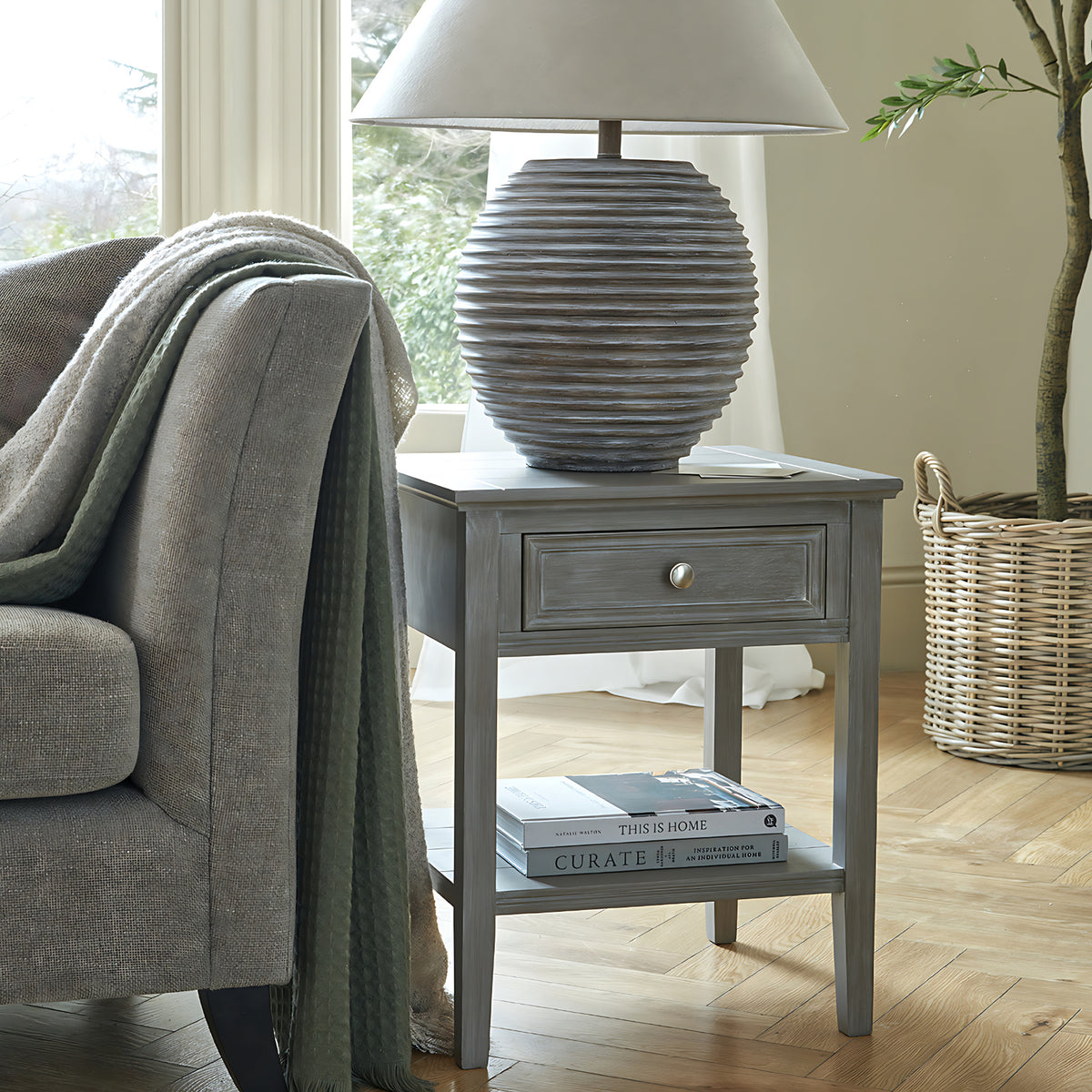 Fairbourne One Drawer Side Table