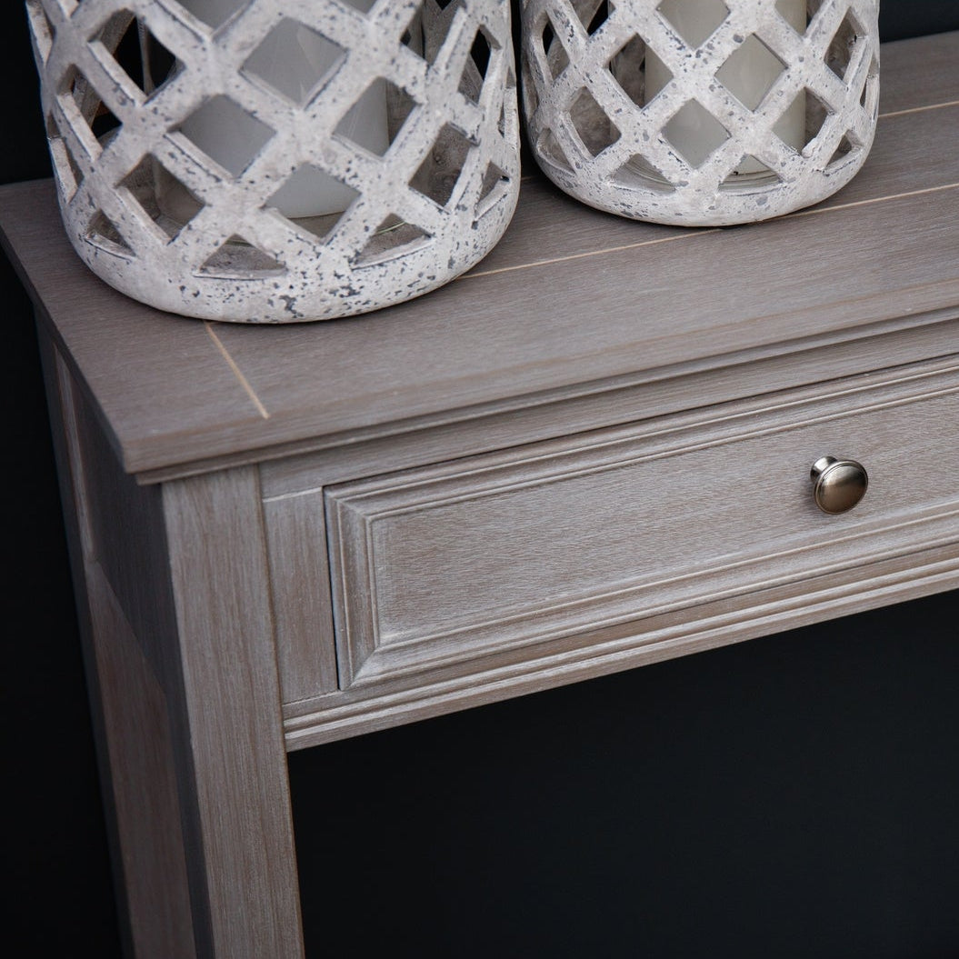 Fairbourne Slim Two Drawer Console Table