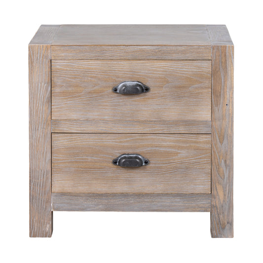 Haldon Two Drawer Bedside Table