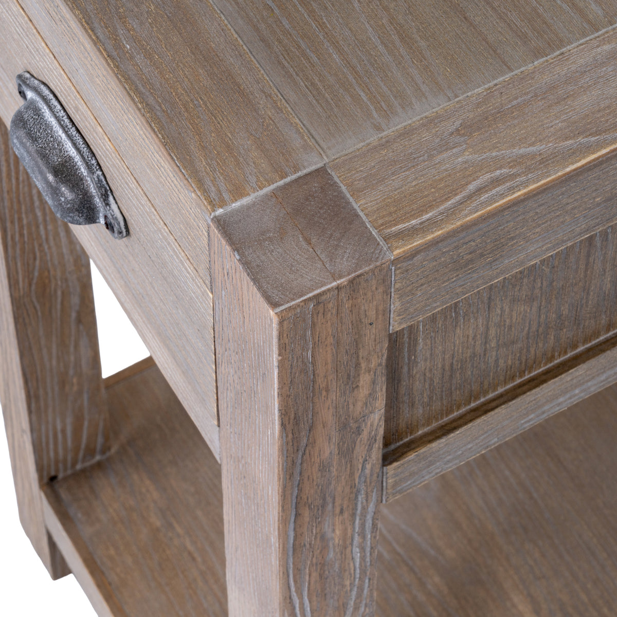 Haldon Tall One Drawer Lamp Table