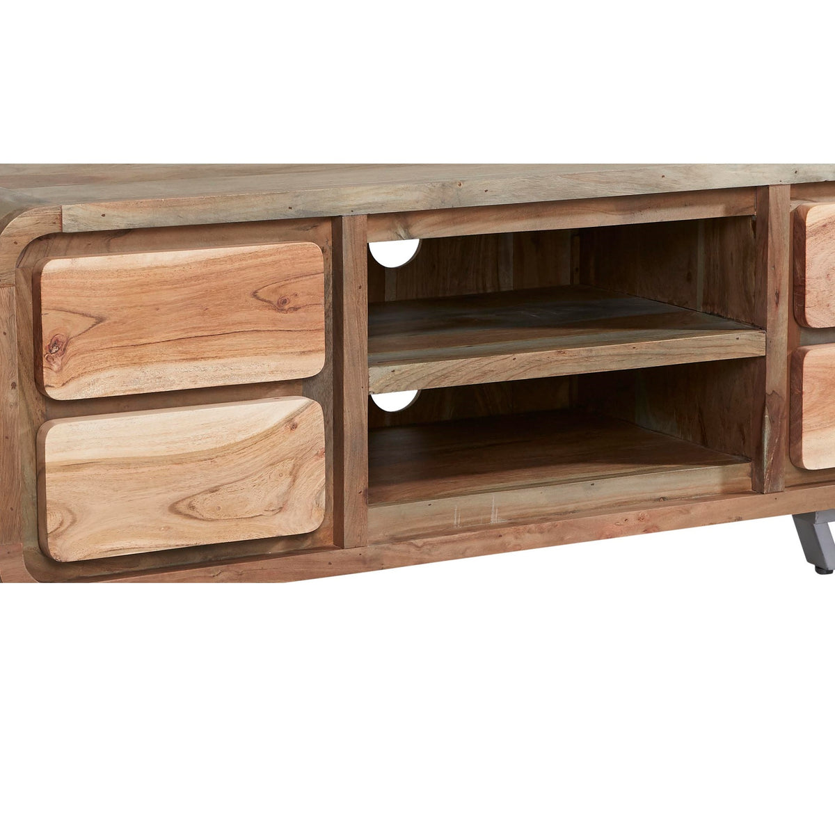 Norleigh Media Unit – Reclaimed Wood & Metal