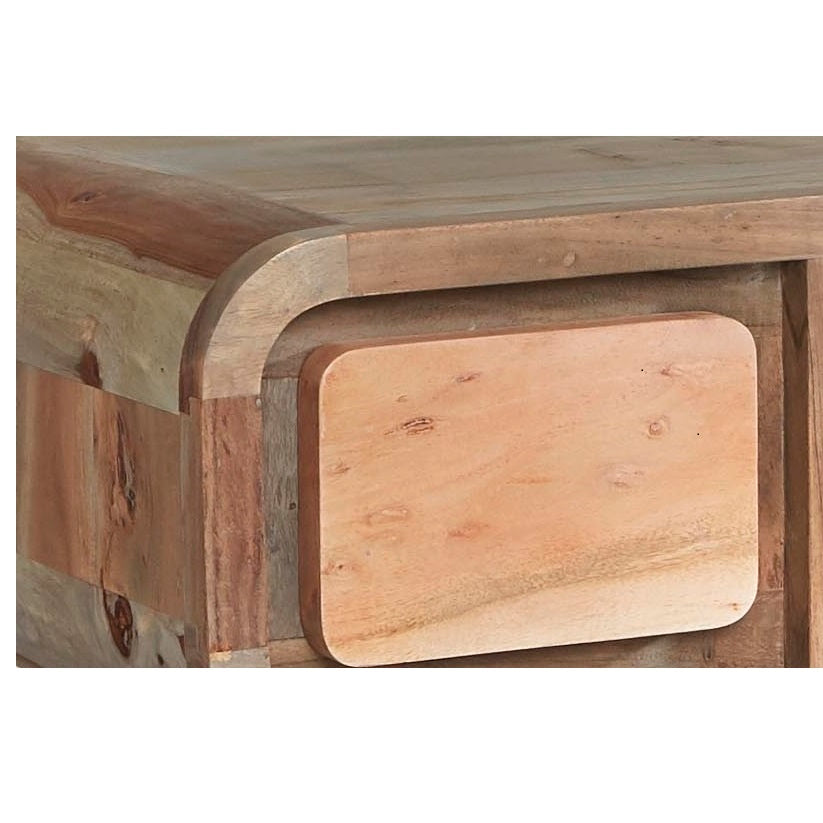 Norleigh Desk Console – Reclaimed Wood & Metal