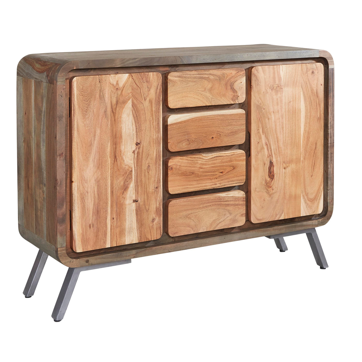 Norleigh Large Sideboard – Reclaimed Wood & Metal