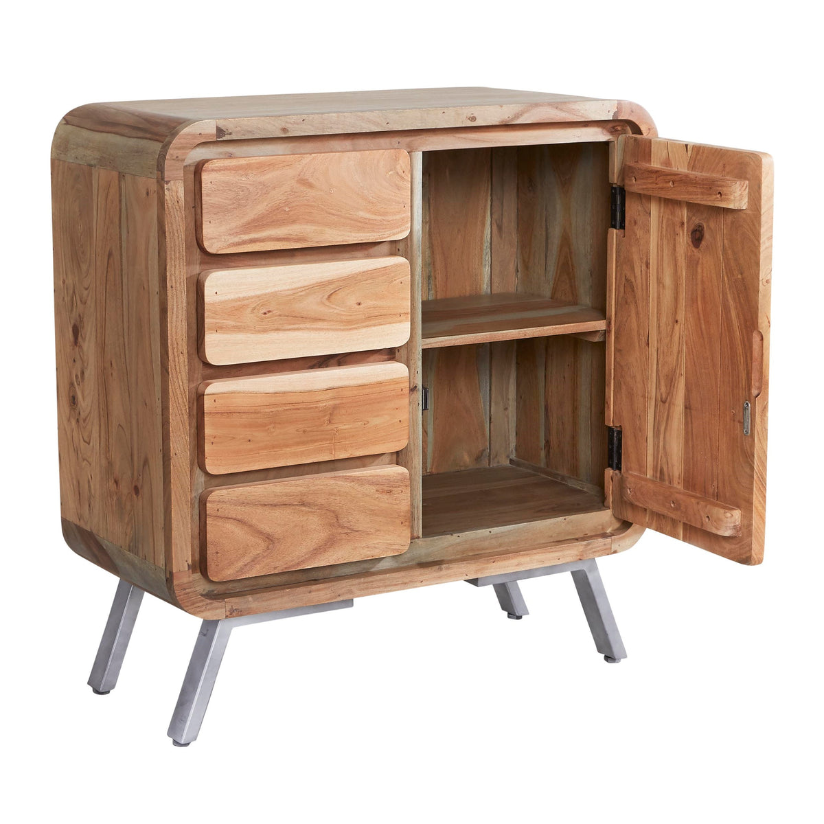 Norleigh Medium Sideboard – Reclaimed Wood & Metal