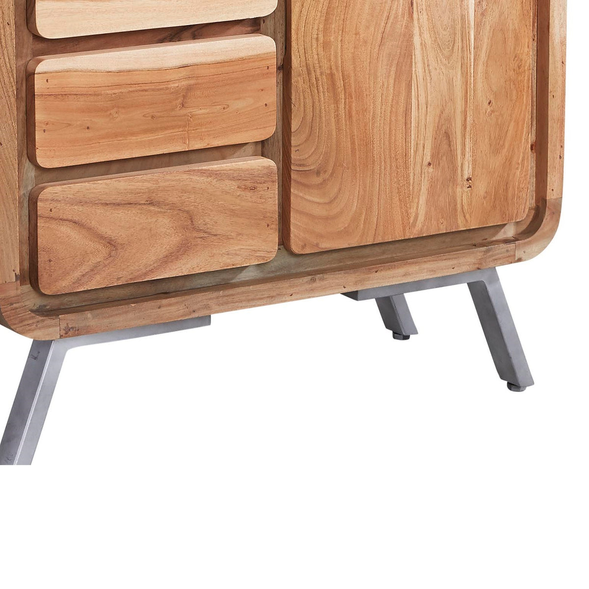 Norleigh Medium Sideboard – Reclaimed Wood & Metal