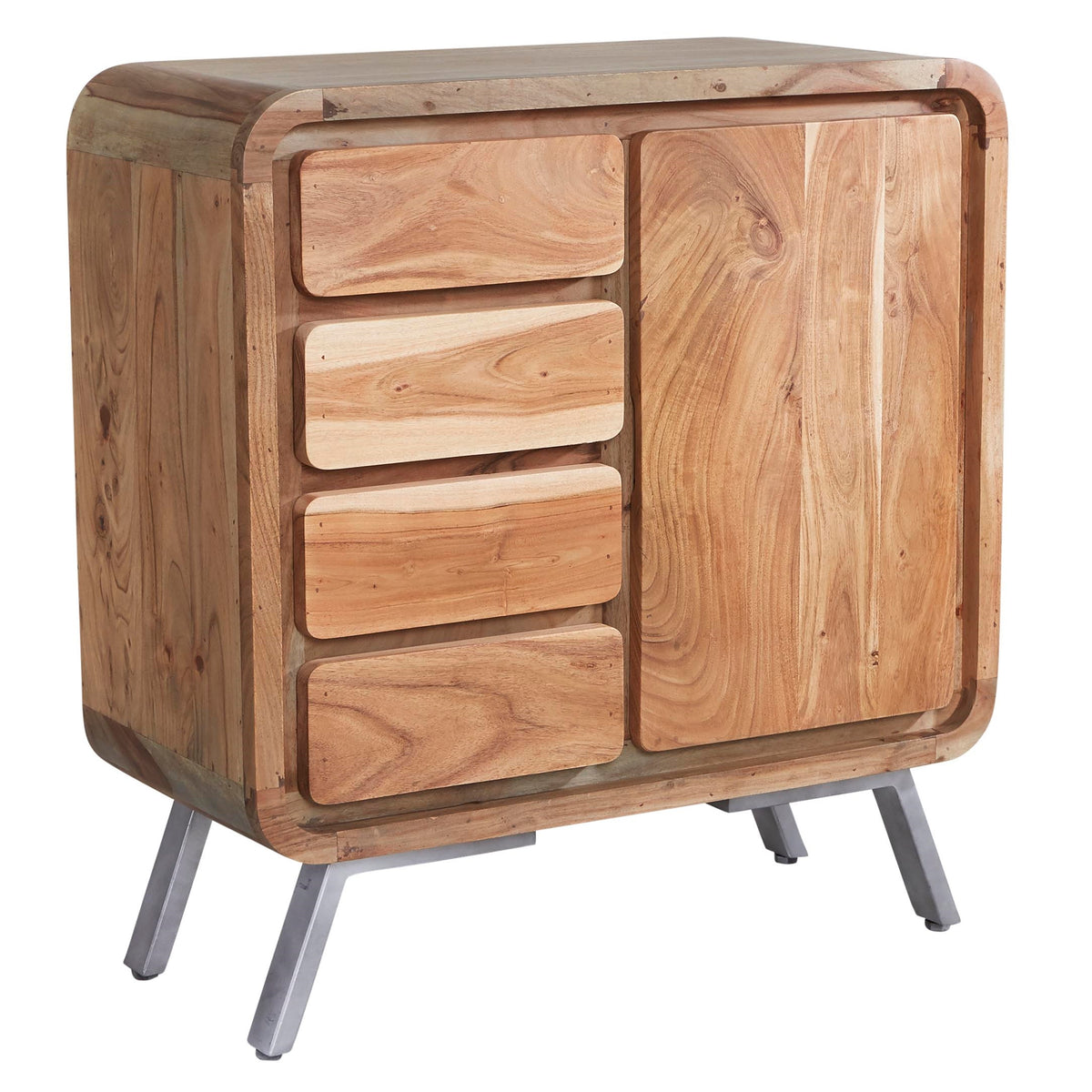 Norleigh Medium Sideboard – Reclaimed Wood & Metal
