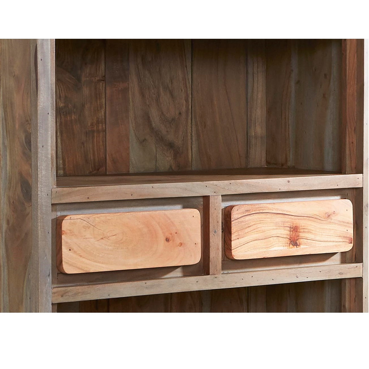 Norleigh Large Bookcase – Reclaimed Wood & Metal