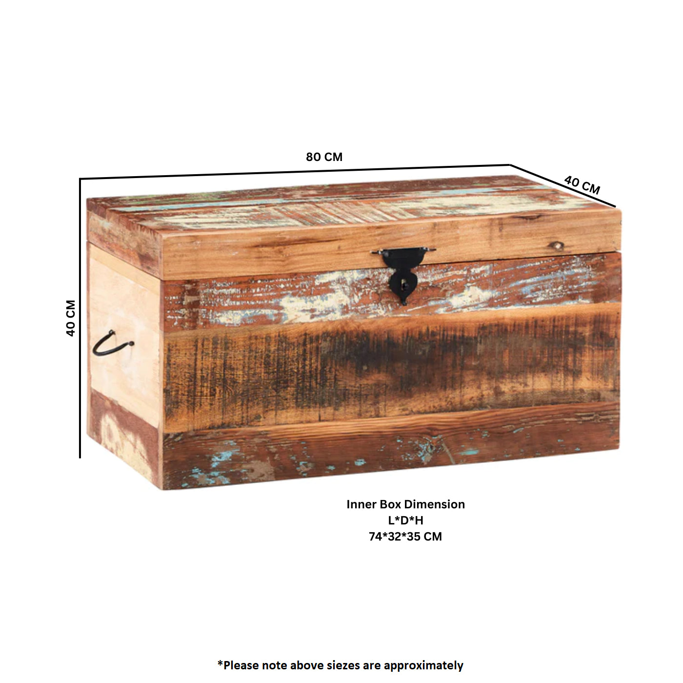 Origin Storage Trunk – Reclaimed Wood