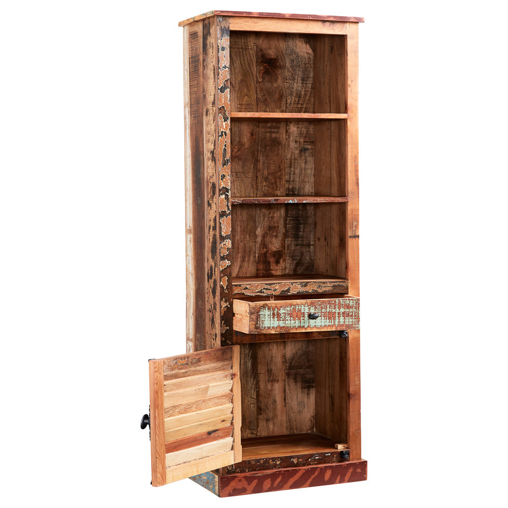 Origin Narrow Bookcase – Reclaimed Wood