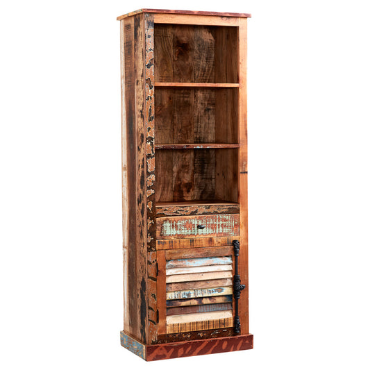 Origin Narrow Bookcase – Reclaimed Wood