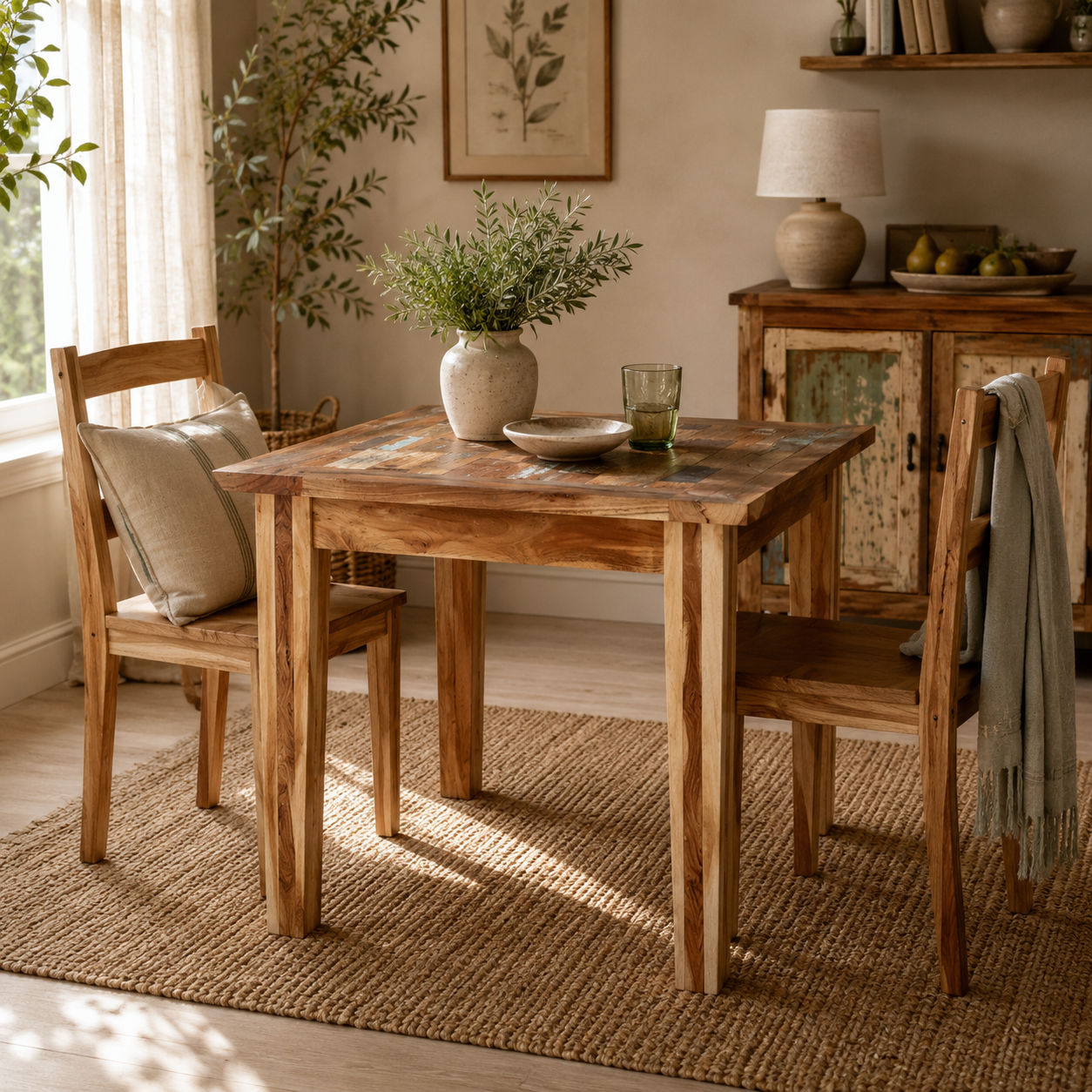 Origin Small Dining Table – Reclaimed Wood