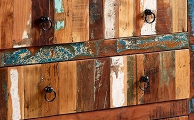 Origin 4 Drawer Chest – Reclaimed Wood