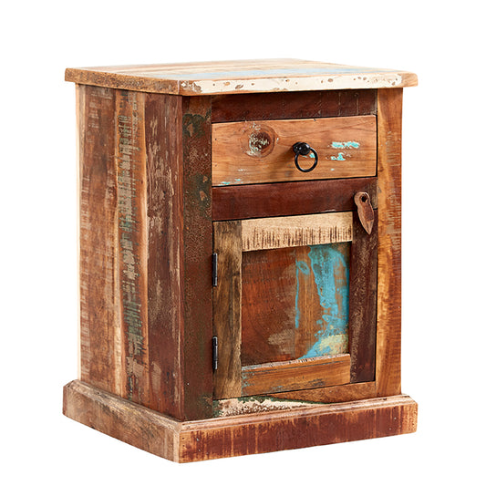 Origin Bedside Table – Reclaimed Wood