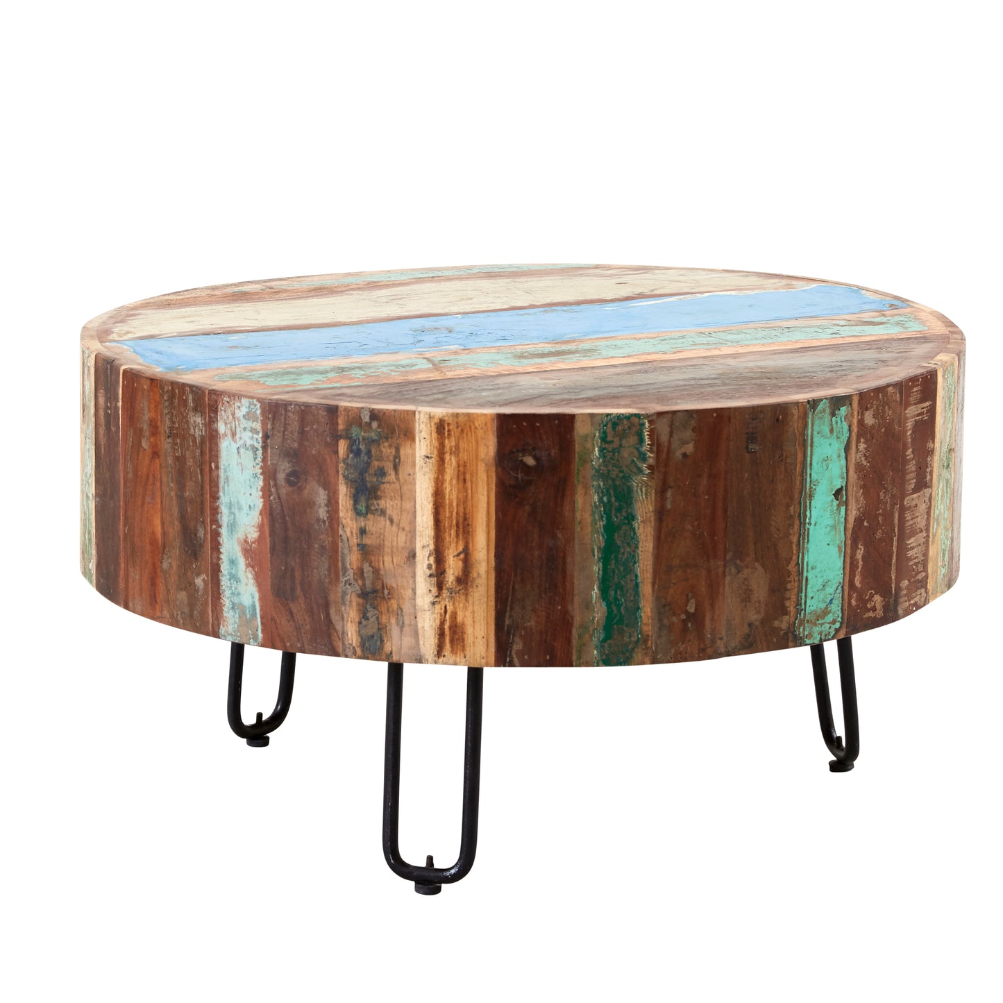 Origin Drum Coffee Table – Reclaimed Wood