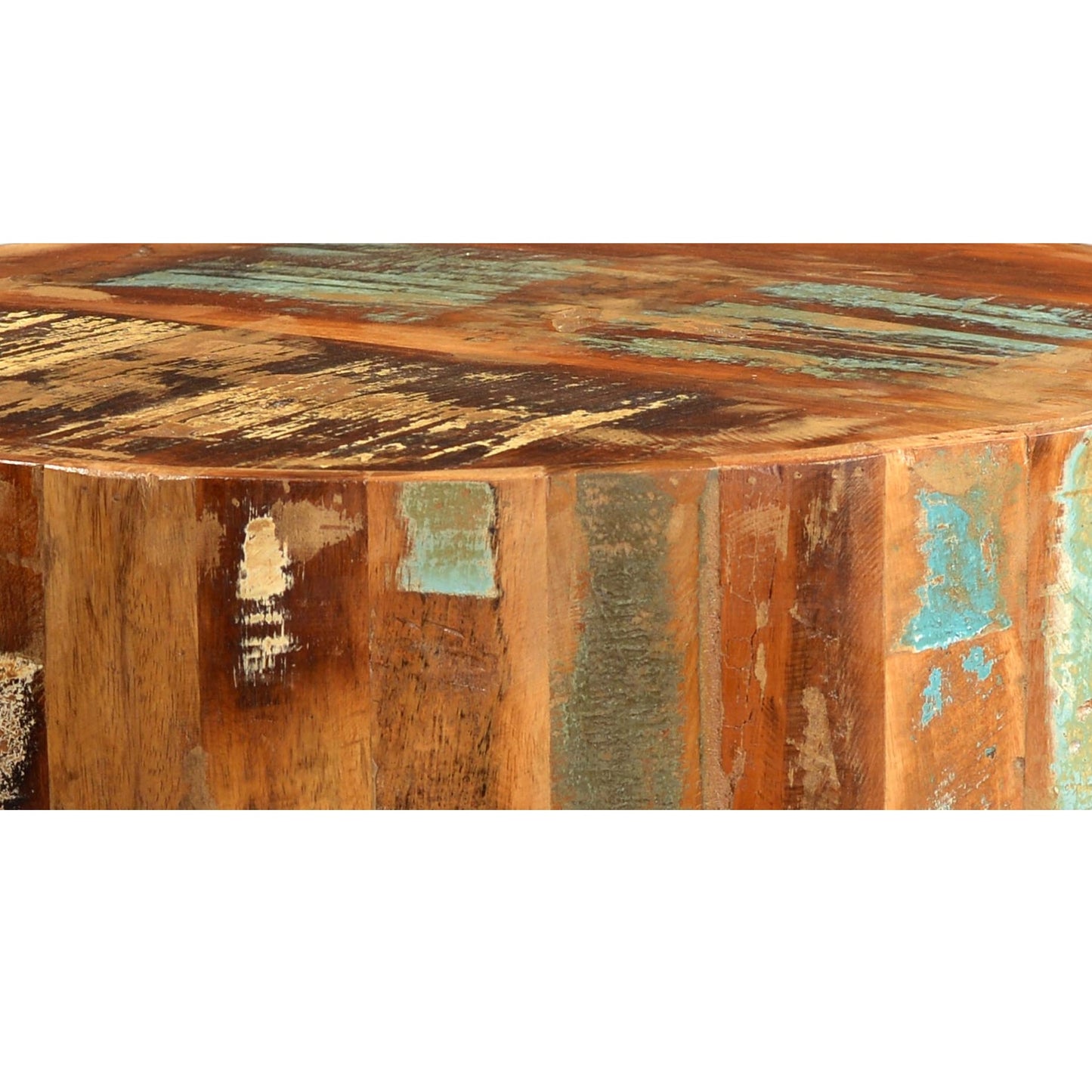Origin Drum Side Table – Reclaimed Wood