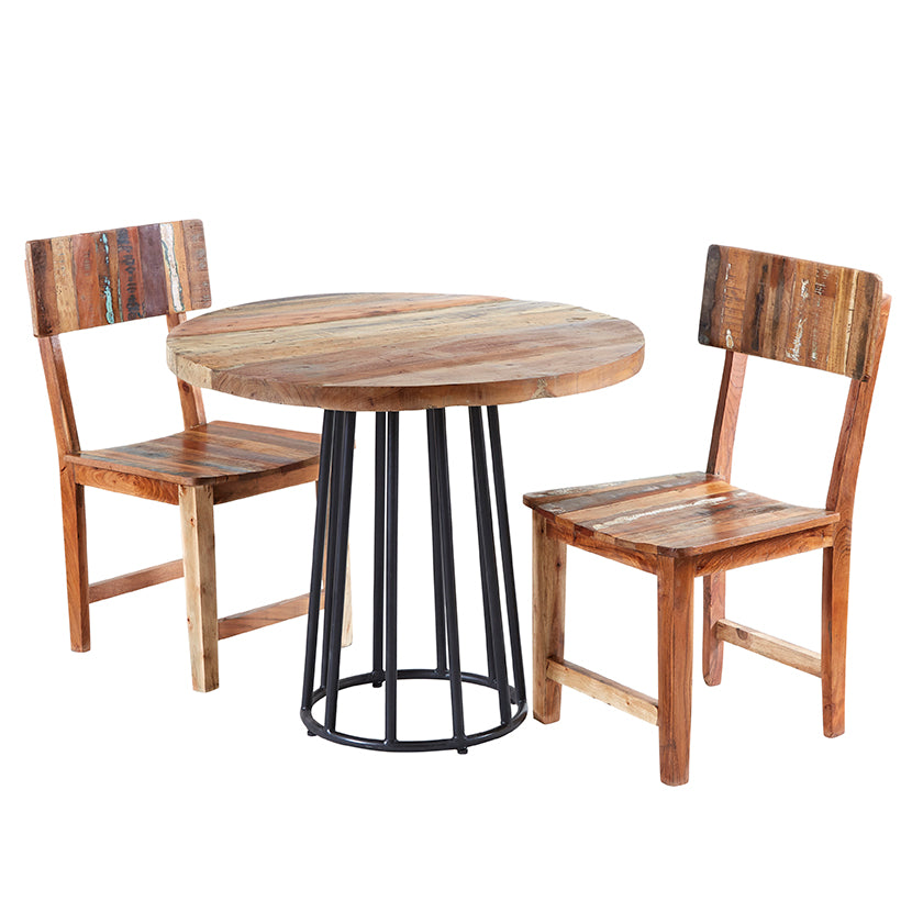 Origin Round Dining Table – Reclaimed Wood