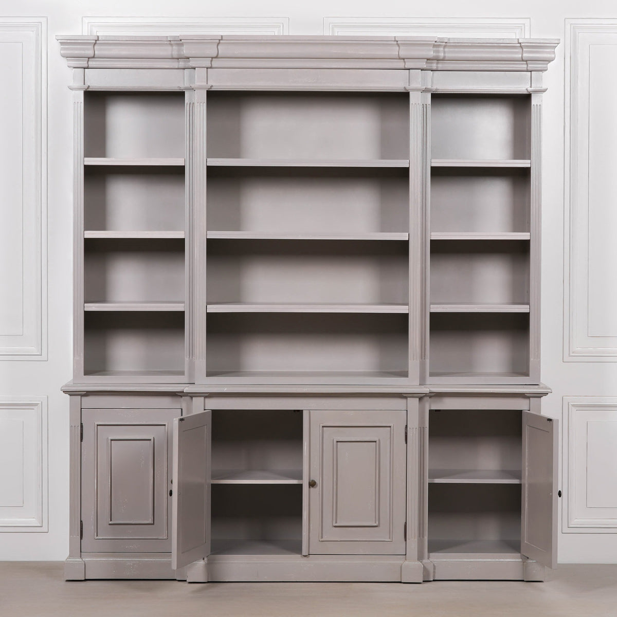 Hartwell Library Bookcase – Lightly Aged Finish