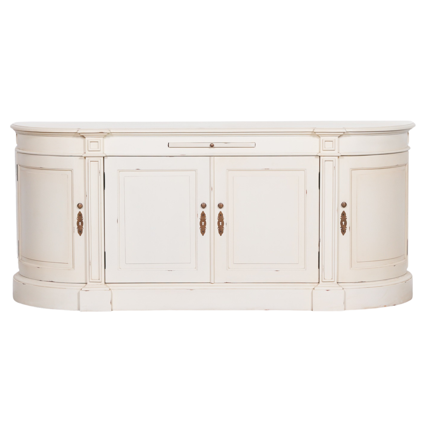 Chantilly Buffet Sideboard – Distressed Ivory Mahogany