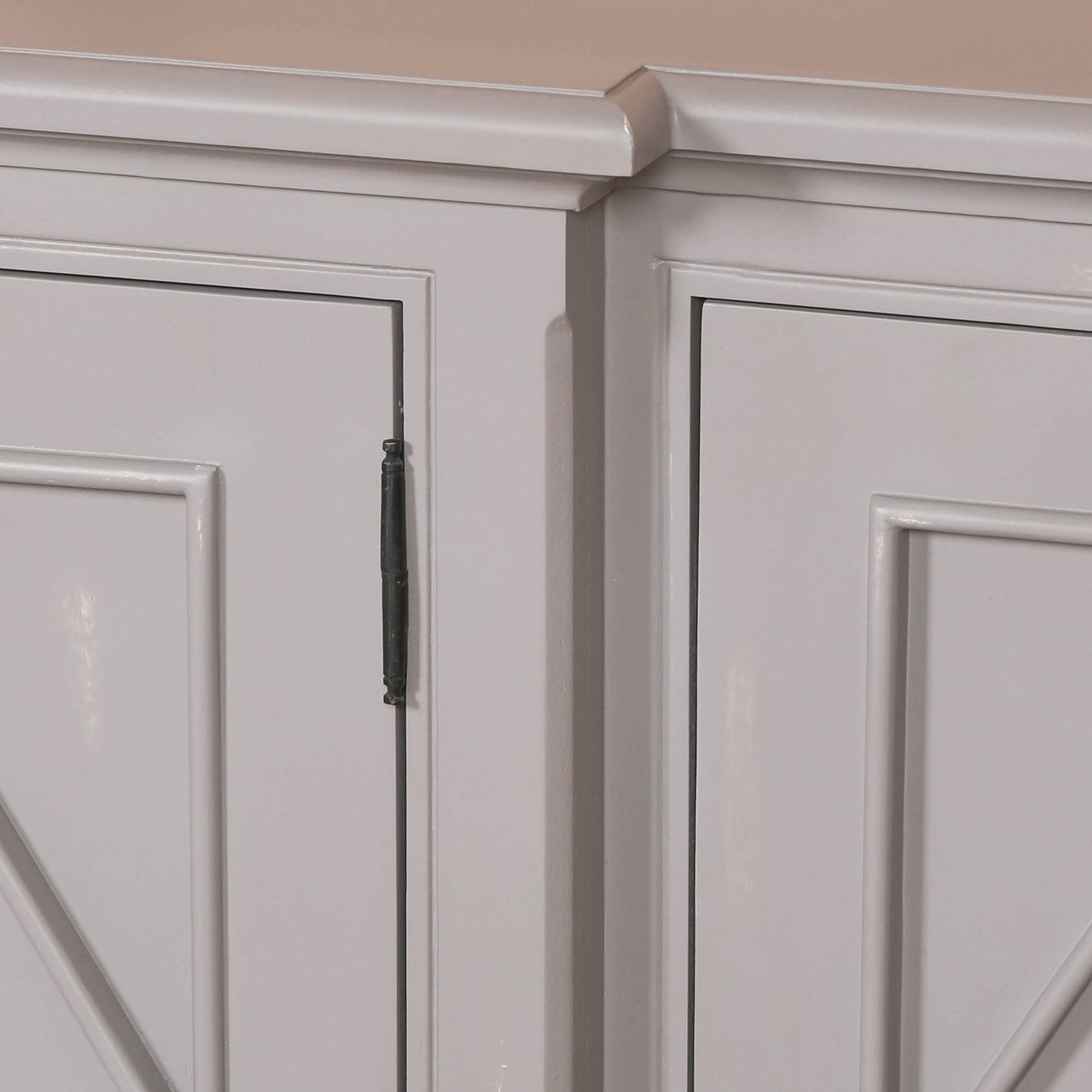 Belgrave Breakfront Sideboard – Distressed Grey Mahogany