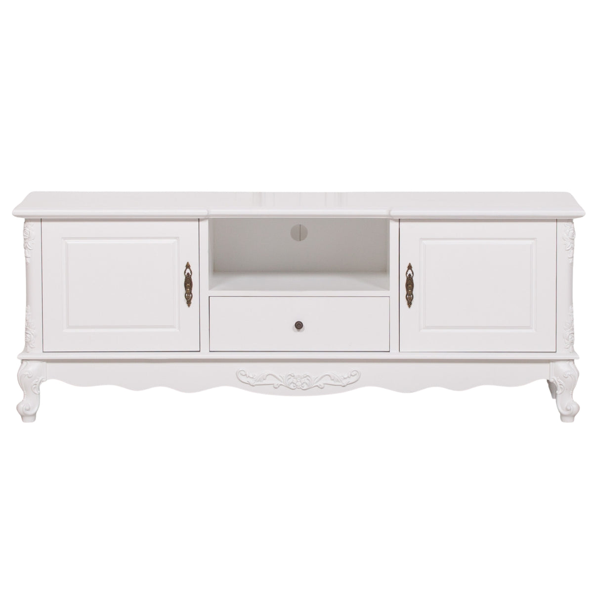 Amélie Carved TV Cabinet – White