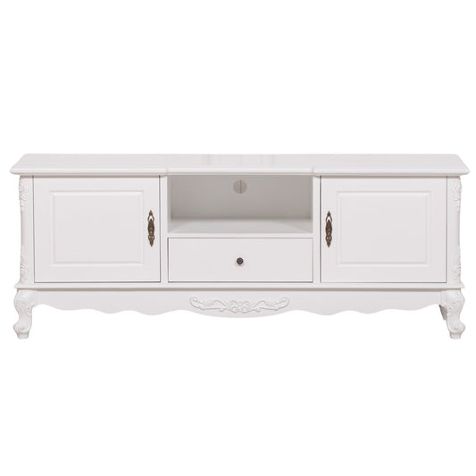 Amélie Carved TV Cabinet – White
