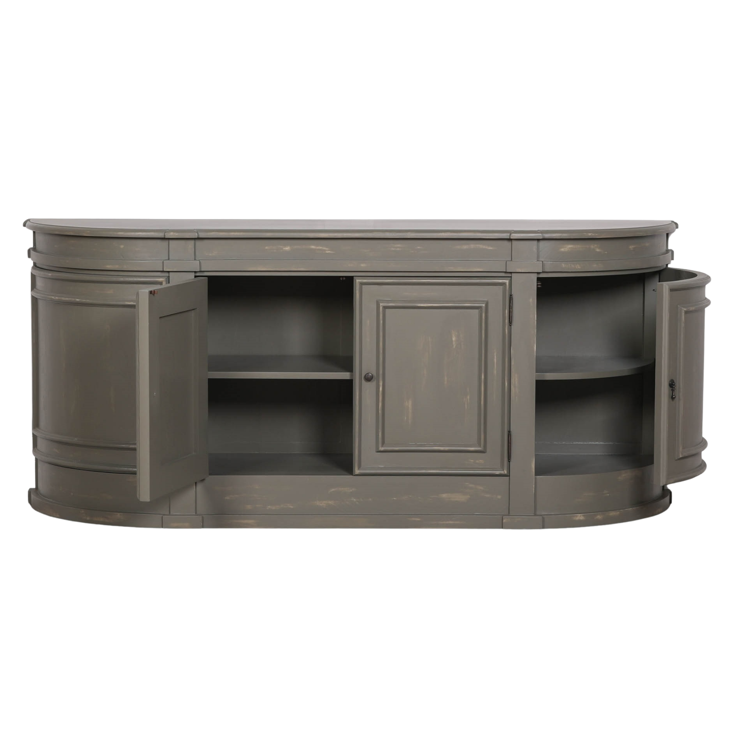 Chantilly Vintage Sideboard – Distressed Grey Mahogany
