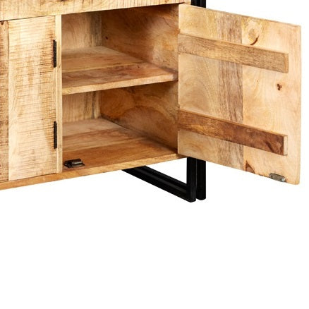Millstone Sideboard – Reclaimed Wood & Metal