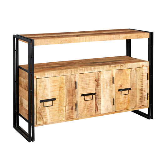 Millstone Sideboard – Reclaimed Wood & Metal