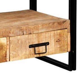 Millstone Large TV Unit with 3 Drawers – Reclaimed Wood & Metal