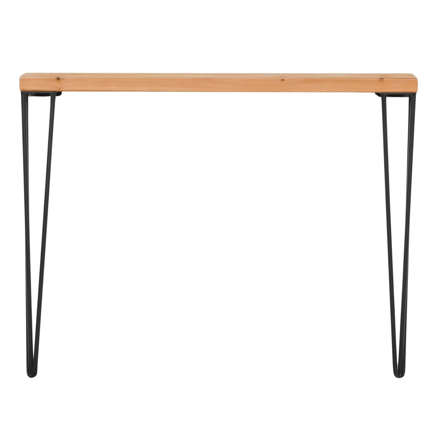 Harrow Hairpin Console Table – Rustic Pine