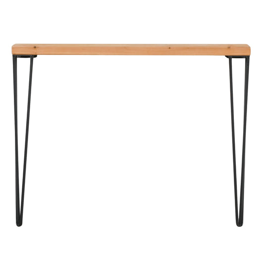 Harrow Hairpin Console Table – Rustic Pine