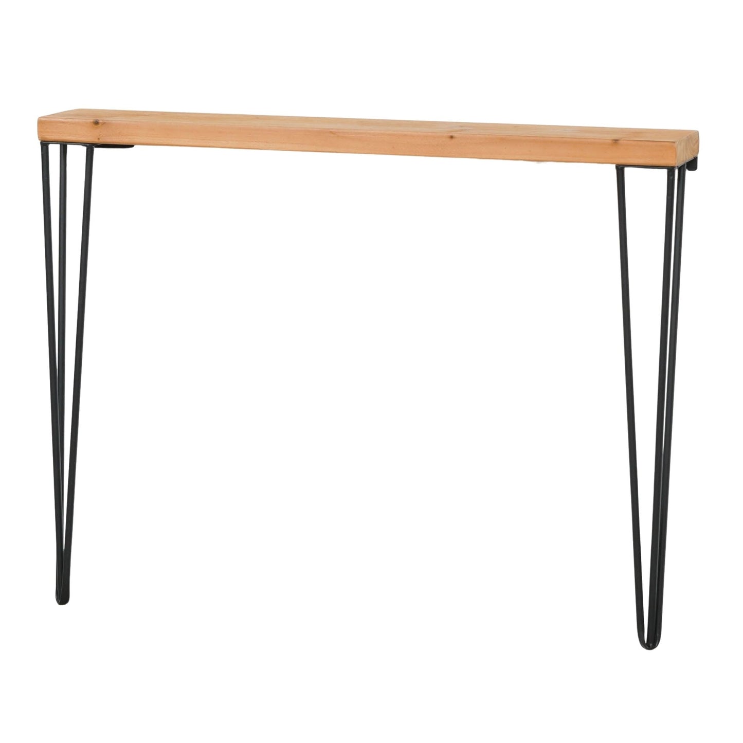 Harrow Hairpin Console Table – Rustic Pine