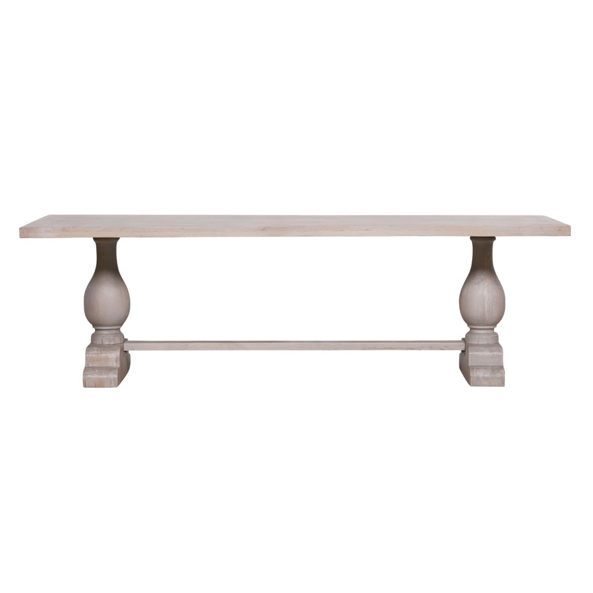Bramley Rectangular Dining Table 260cm – Bleached Mango Wood