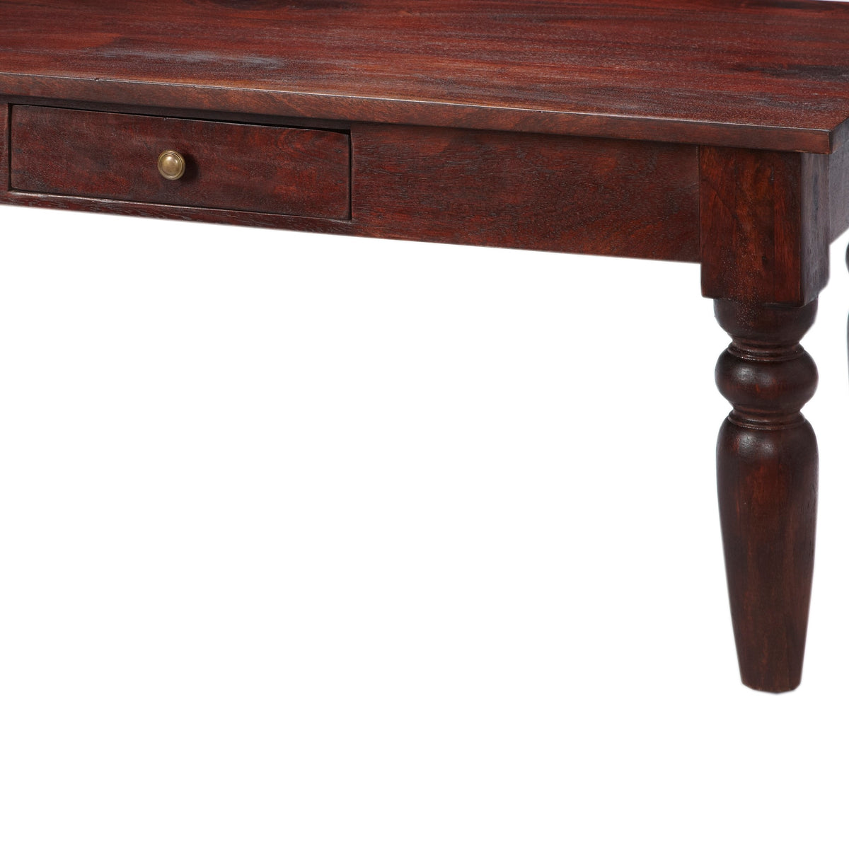 Hunar Dark Mango Coffee Table – Solid Mango Wood