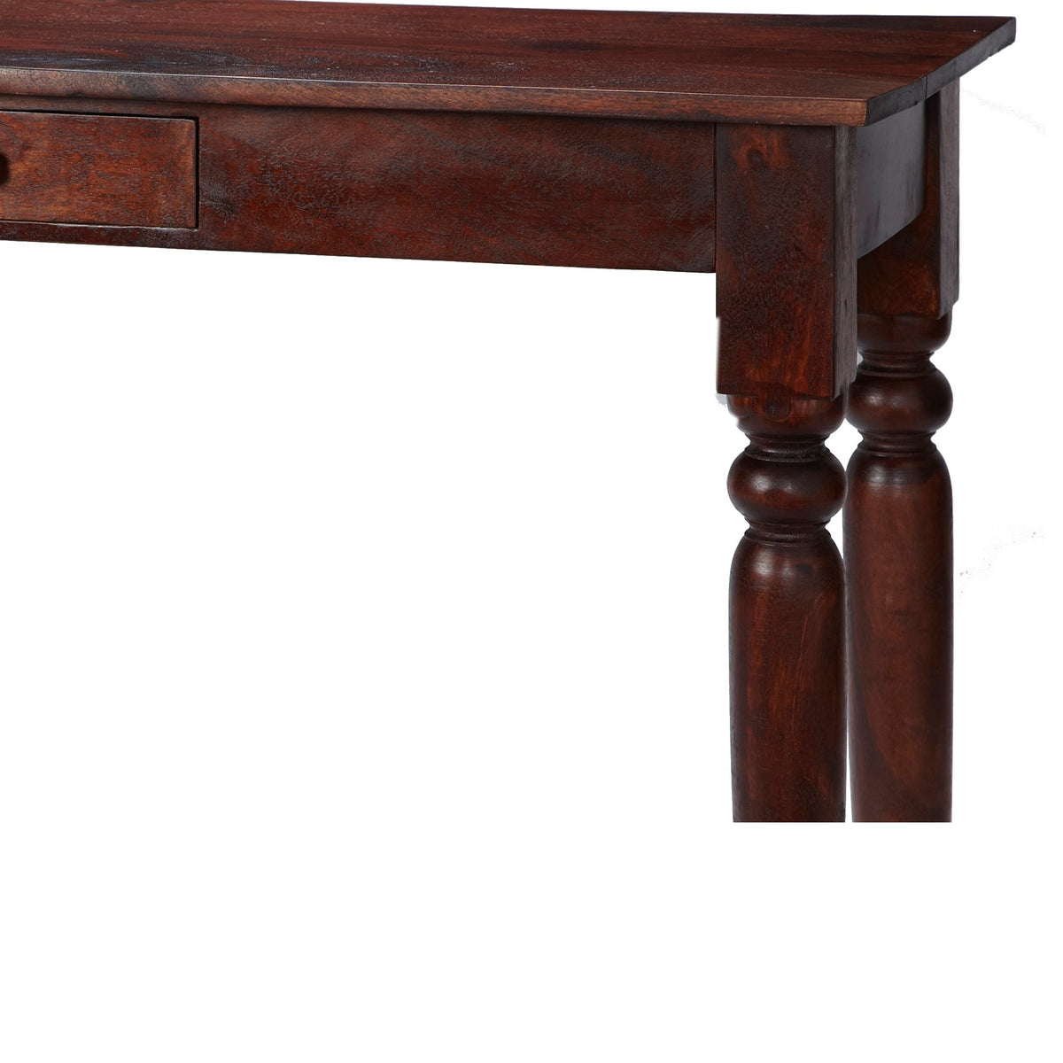 Hunar Dark Mango Console Table – Solid Mango Wood