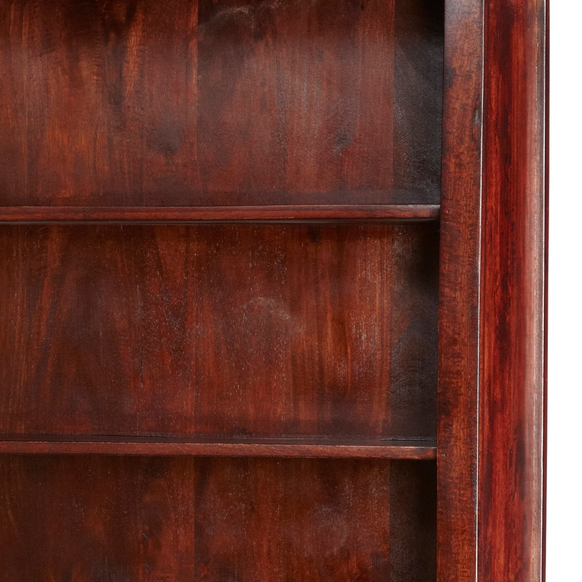 Hunar Dark Mango Large Bookcase – Solid Mango Wood