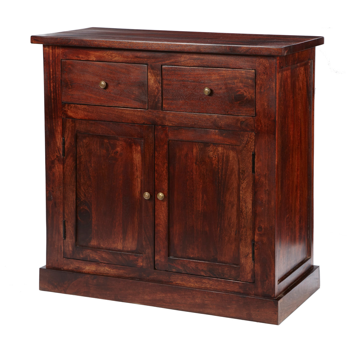 Hunar Dark Mango 2 Door Sideboard – Solid Mango Wood