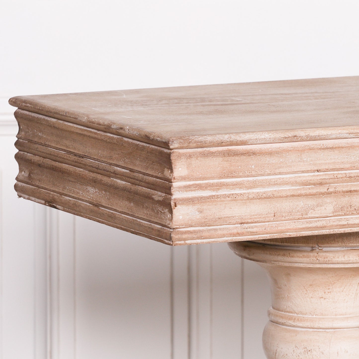Manor Grand Console Table with Drawers – Natural Mango Wood