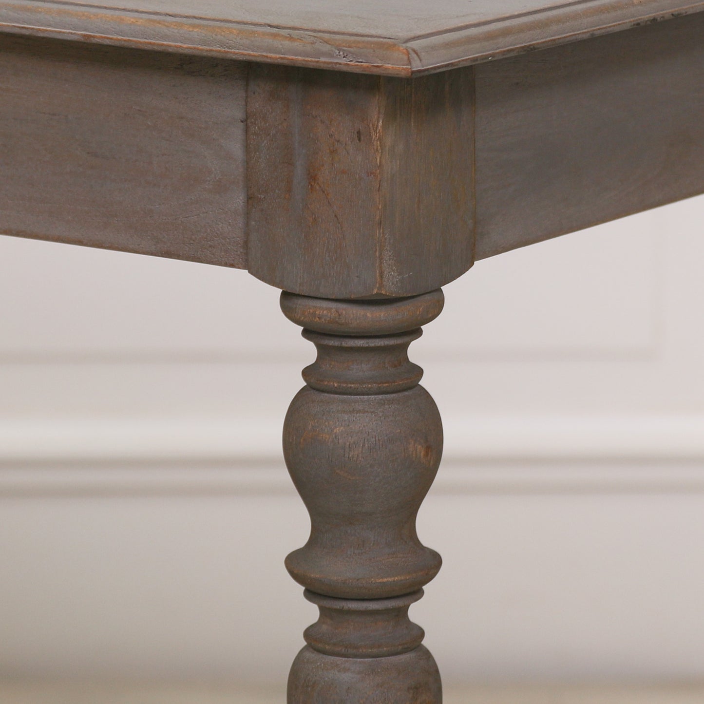 Manor Column Console Table – Rustic Mango Wood