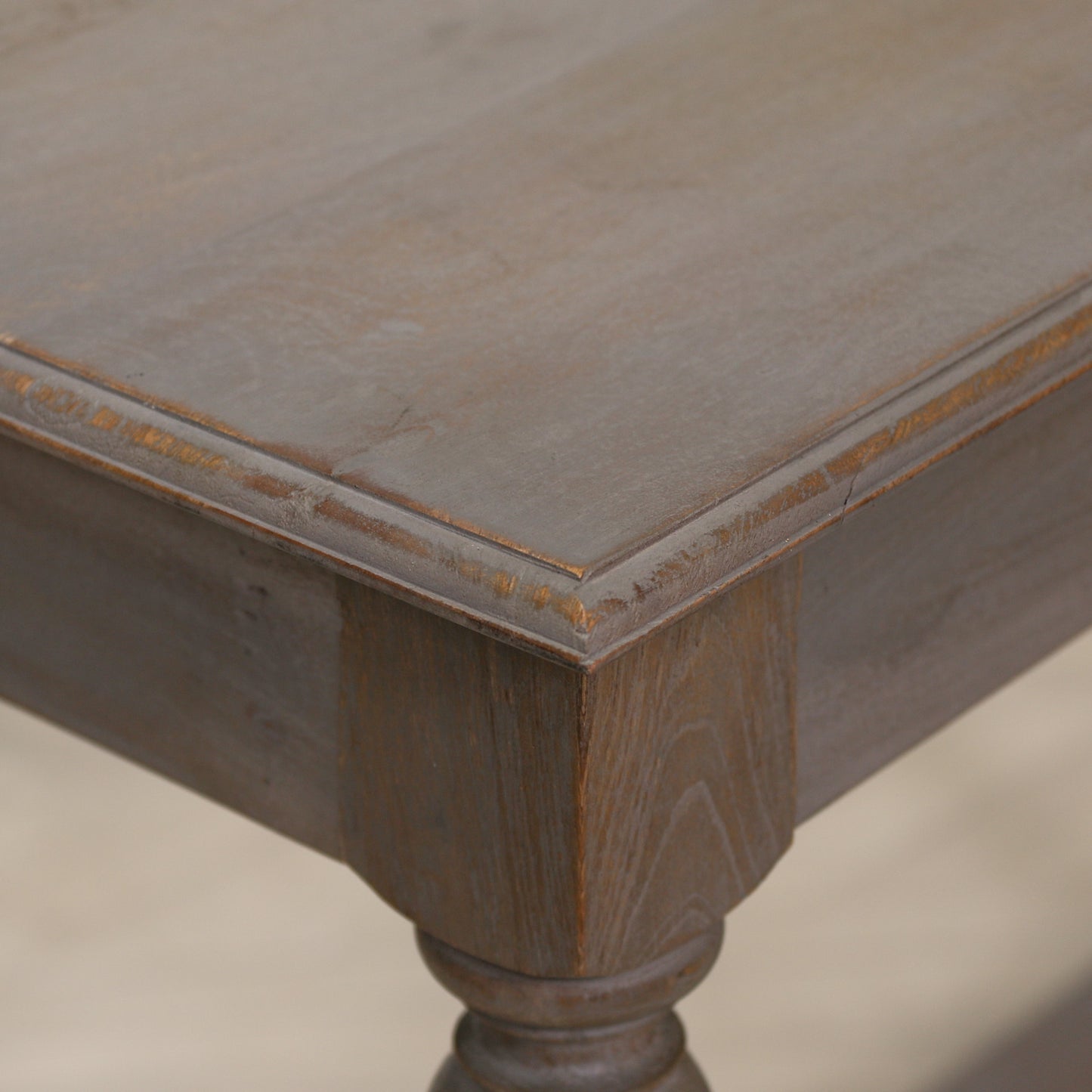 Manor Column Console Table – Rustic Mango Wood