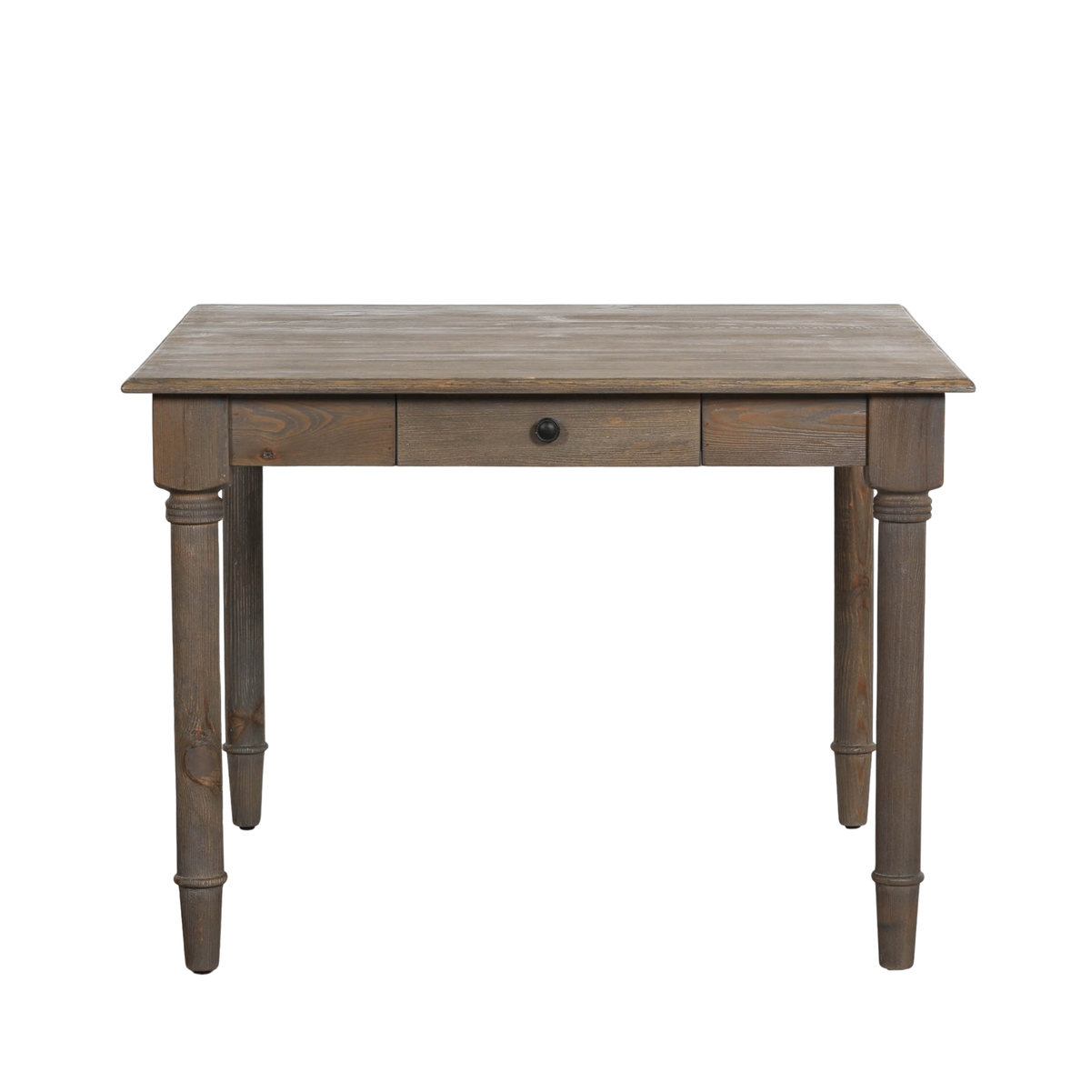 Rivington Rustic Pine Square Dining Table with Drawer – 110cm